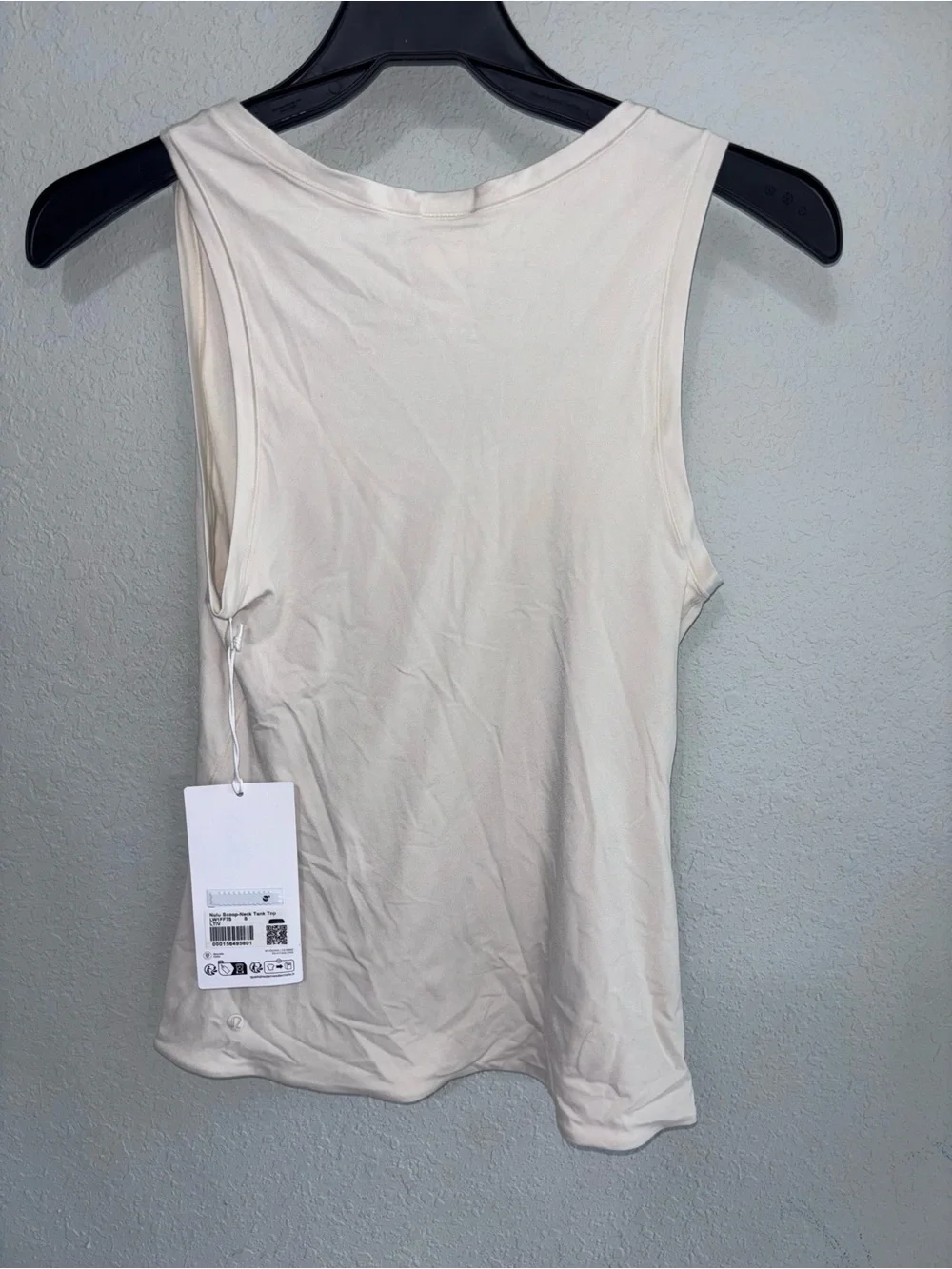 lululemon athletica Cream Scoop Neck Tank Top